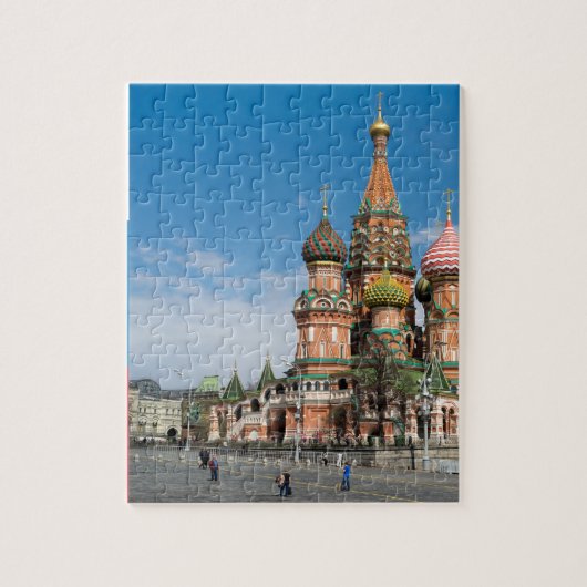 Basilische Kathedrale in Moskau Puzzle (Vertikal)