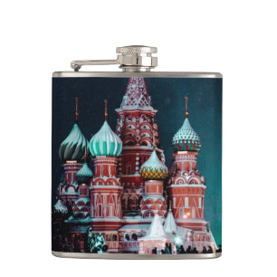 Basilische Kathedrale, Moskau, Russland Flachmann