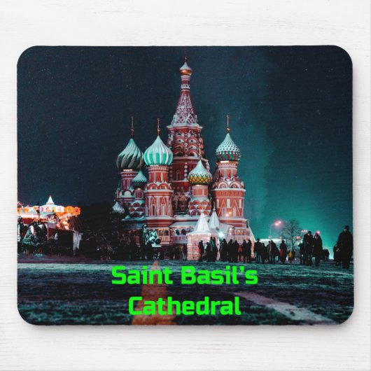 Basilische Kathedrale, Moskau, Russland Mousepad (Vorne)
