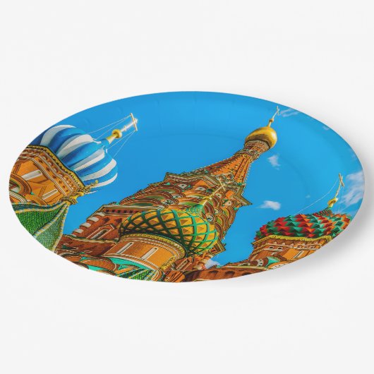 Basilische Kathedrale Pappteller (Schrägansicht)