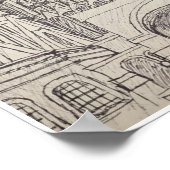 Basilische Kathedrale Poster (Ecke)