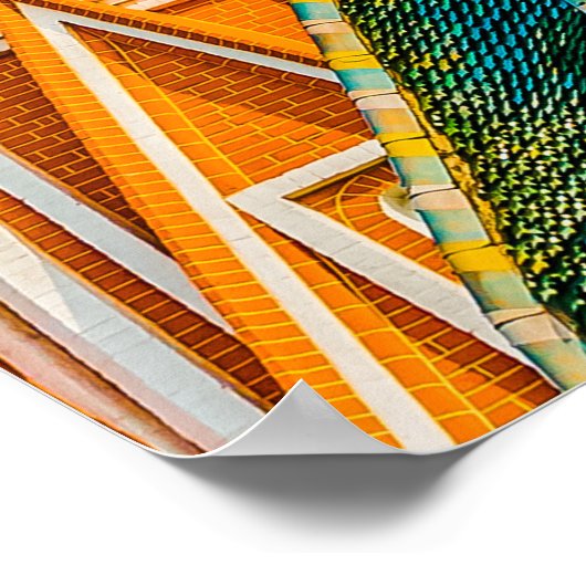 Basilische Kathedrale Poster (Ecke)