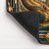 Basilisk, Art Deco Mythisch Mousepad (Ecke)
