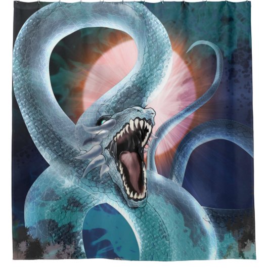 Basilisk Duschvorhang (Vorderseite)