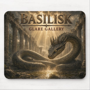 Basilisk Glare Galerie Dark Realism Mousepad