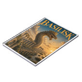 Basilisk, Gothic Fantasy Monster Notizblock (Linke Seite)
