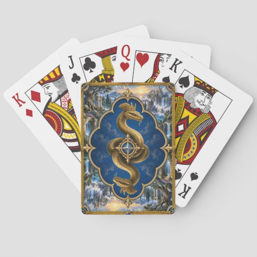 Basilisk, Gothic Fantasy Monster Spielkarten (Rückseite)