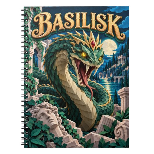 Basilisk, Paper Cut Monster Notizblock (Vorderseite)
