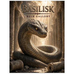 Basilisk-Ruinengalerie Dark Cinema Postkarte