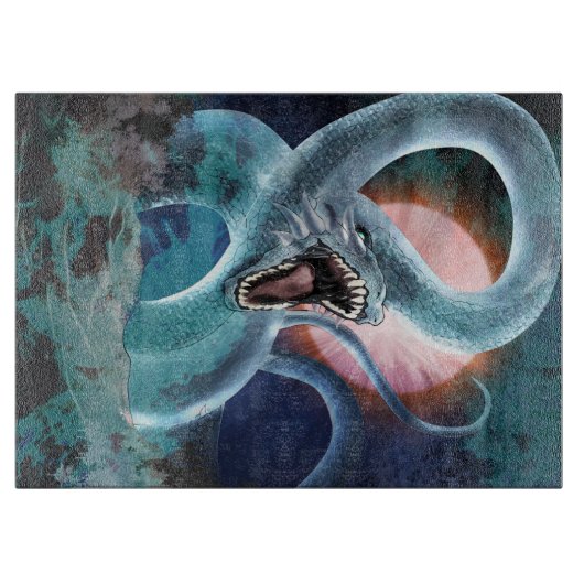 Basilisk Schneidebrett (Vorderseite)