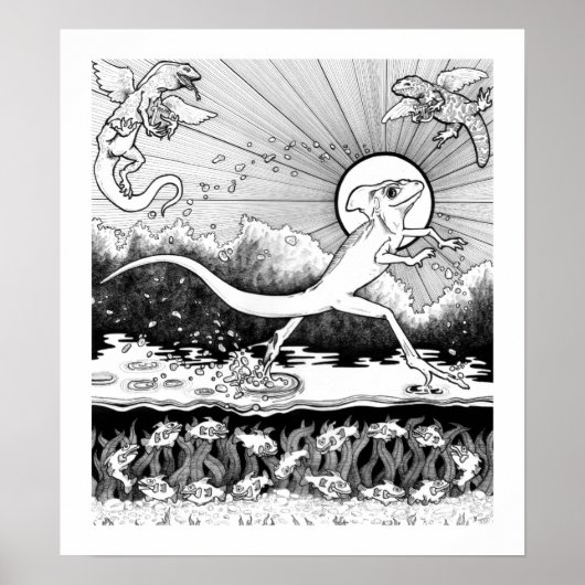 Basilisk - Tiere - 15 x 17 Poster (Vorne)