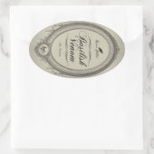 Basilisk Venom Halloween-Jar-Aufkleber Ovaler Aufkleber (Tasche)