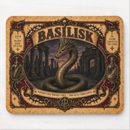 Basilisk, Vintage-Zirkusmonster Mousepad