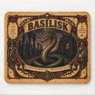 Basilisk, Vintage-Zirkusmonster Mousepad