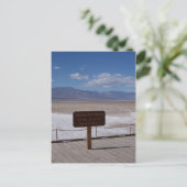 Basin-Schild Postkarte (Stehend Vorderseite)
