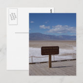 Basin-Schild Postkarte (Vorne/Hinten)