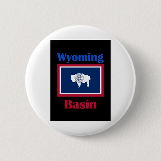 Basin Wyoming Button (Vorderseite)