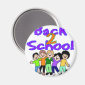 Basis 2 skool magnet (Vorderseite/Rückseite)