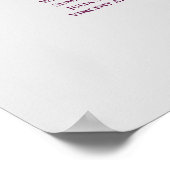 Basis auf der Gray 29 Table Wedding Seating Chart Poster (Ecke)