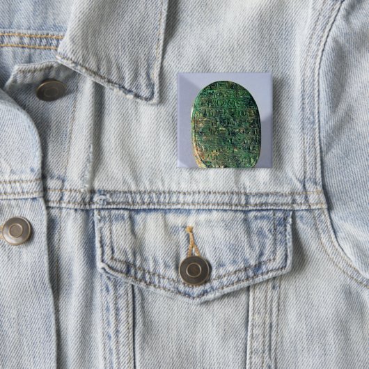 Basis eines Heiratscarabäus von Amenhotep III Button (Beispiel)