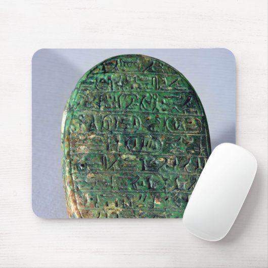 Basis eines Heiratscarabäus von Amenhotep III Mousepad (Mit Mouse)