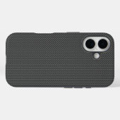 Basis für schwarze Kohlenstofffasern Case-Mate iPhone Hülle (Rückseite (Horizontal))