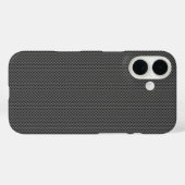 Basis für schwarze Kohlenstofffasern Case-Mate iPhone Hülle (Rückseite (Horizontal))