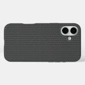 Basis für schwarze Kohlenstofffasern Case-Mate iPhone Hülle (Rückseite (Horizontal))