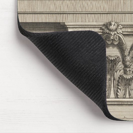 Basis, Hauptstadt und Entablature des Pilaster Mousepad (Ecke)