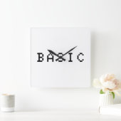 BASIS QUADRATISCHE WANDUHR (Zuhause)