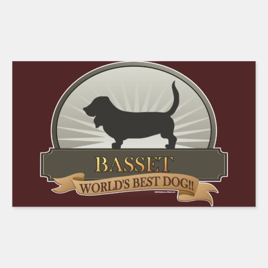 Basis Rechteckiger Aufkleber (Vorderseite)