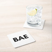 Basis Rechteckiger Pappuntersetzer (Vor Ort)