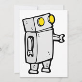 Basis-Robot Einladung (Vorderseite)