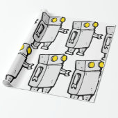 Basis-Robot Geschenkpapier (Ungerollt)