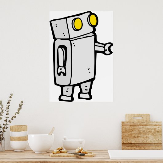 Basis-Robot Poster (Küche)