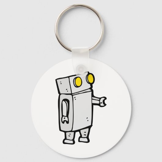 Basis-Robot Schlüsselanhänger (Vorderseite)