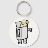 Basis-Robot Schlüsselanhänger (Rückseite)