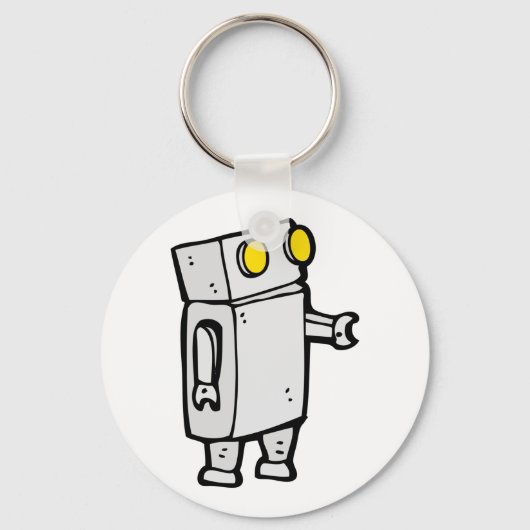 Basis-Robot Schlüsselanhänger (Rückseite)