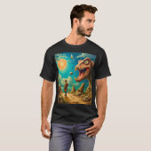Basis Schwarzes T-Shirt für Herren (Vorne ganz)