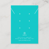 Basisch Blaues Robin-Ei-Schmuckdisplay-Logo TMF26 Visitenkarte (Vorderseite)
