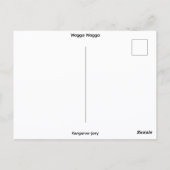 Basische Postkarte mit Halbmattglanz (Rückseite)