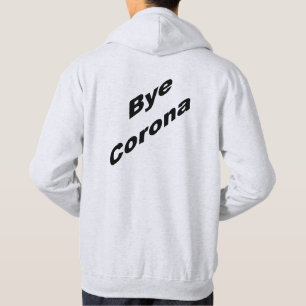 Basisches Hoooid Sweatshirt Ash zurück Bye CORONA