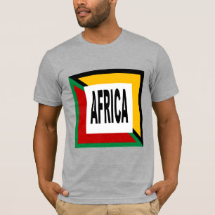 Basisches T-Shirt BIO gris chiné DESIGN AFRICA