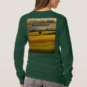 Basishemd mit langen Ärmeln – Hochauflösendes Mini T-Shirt (Rückseite)