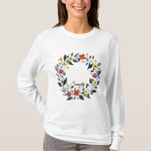 Basisherren-Langarm-T-Shirt für Damen T-Shirt