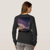 Basisherren-Langarm-T-Shirt für Damen T-Shirt (Schwarz voll)
