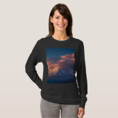 Basisherren-Langarm-T-Shirt für Damen T-Shirt (Vorne ganz)