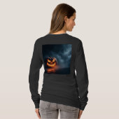 Basisherren-T-Shirt mit langen Ärmeln für Damen T-Shirt (Schwarz voll)