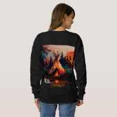 Basishoodie für Damen Sweatshirt (Schwarz voll)