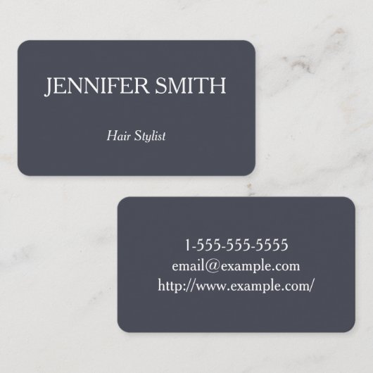 Basiskarte für gesunde Haare - Stylist-Visitenkart Visitenkarte (Vorne/Hinten)